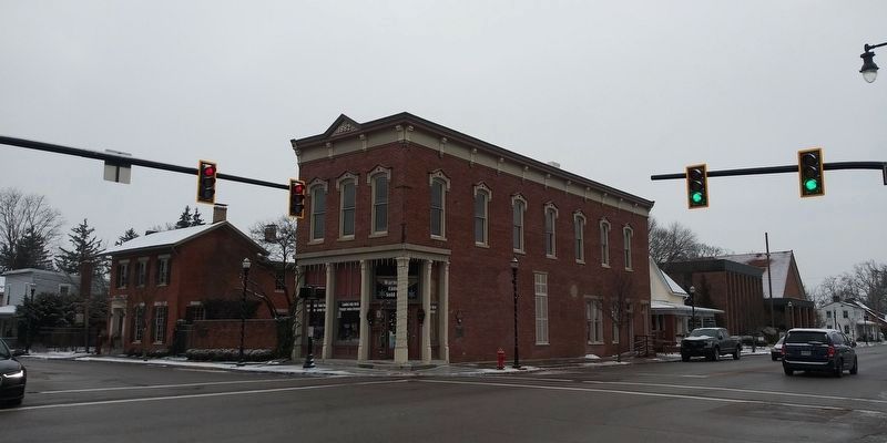 John Dillinger's First Bank Robbery Marker. Click for full size. John Dillinger's First Bank Robbery Marker image. Click for full size.