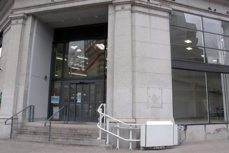 Richmond Hill plaque, former location image. Click for full size.