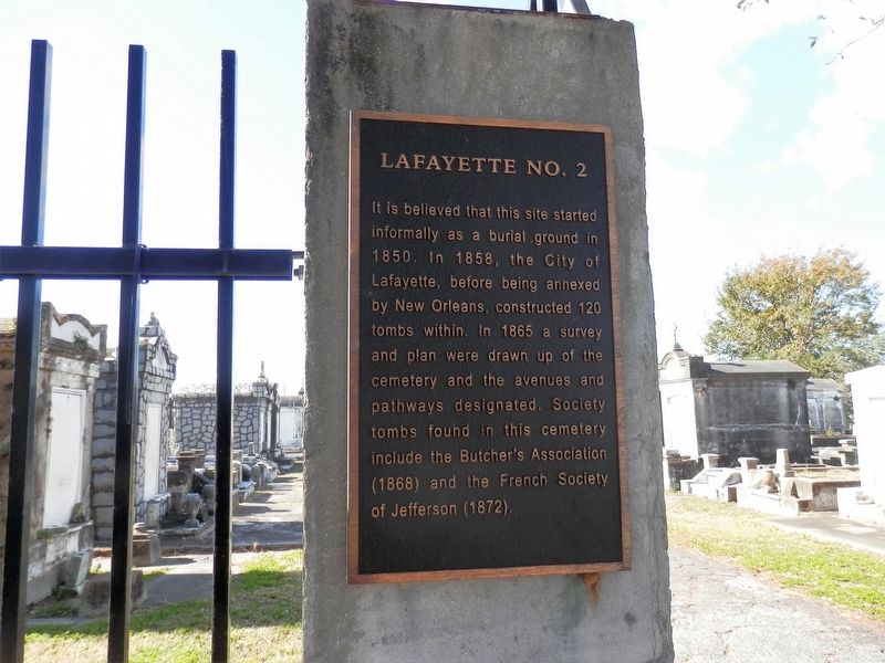 Lafayette No. 2 Marker. Click for full size. Lafayette No. 2 Marker image. Click for full size.