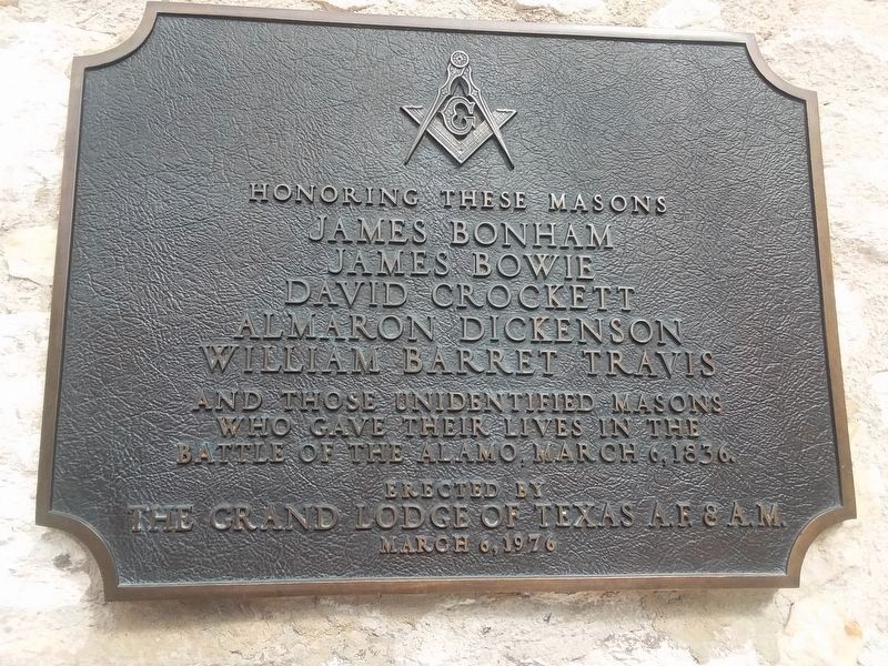 The Birthplace of Freemasonry in West Texas Marker. Click for full size. The Birthplace of Freemasonry in West Texas Marker image. Click for full size.
