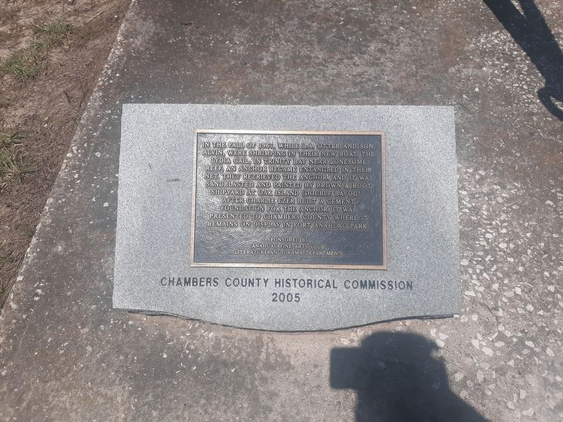An Anchor Marker. Click for full size. An Anchor Marker image. Click for full size.