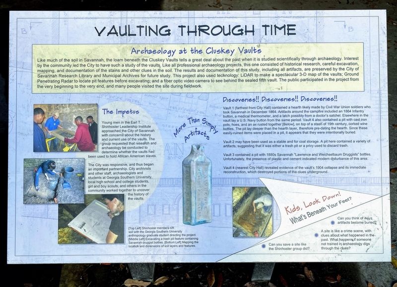 Vaulting Through Time Marker image. Click for full size.