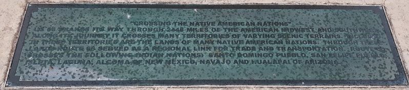 "Crossing The Native American Nations" Marker image. Click for full size.