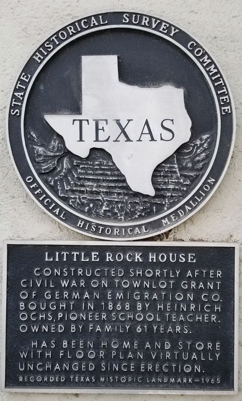 Little Rock House Marker image. Click for full size.