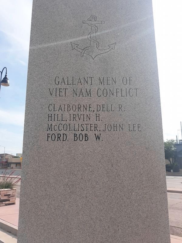 Gaines County Veterans Memorial - Vietnam Conflict image. Click for full size.