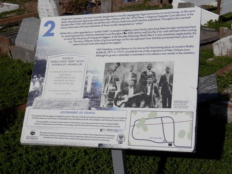 Holt Cemetery Marker. Click for full size. Holt Cemetery Marker image. Click for full size.