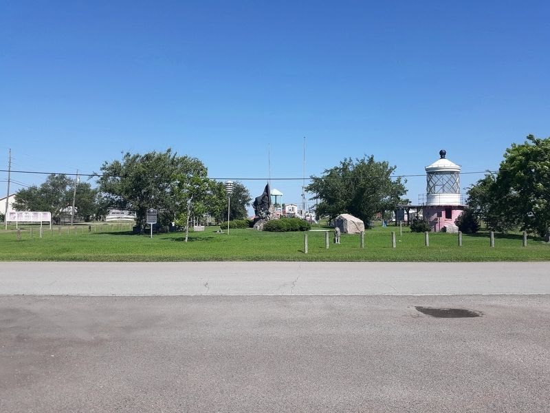 Sabine Pass Memorial Park. Click for full size. Sabine Pass Memorial Park image. Click for full size.