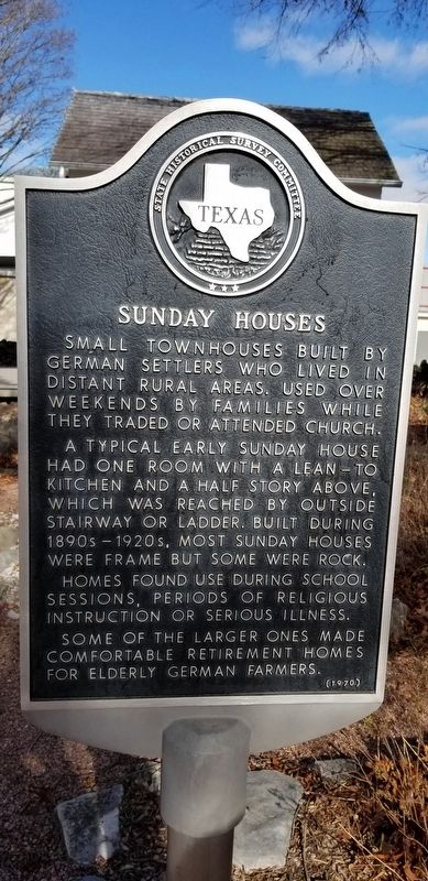 Sunday Houses Marker image. Click for full size.