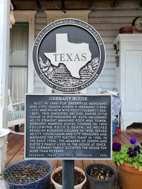 Germany House Marker. Click for full size. Germany House Marker image. Click for full size.