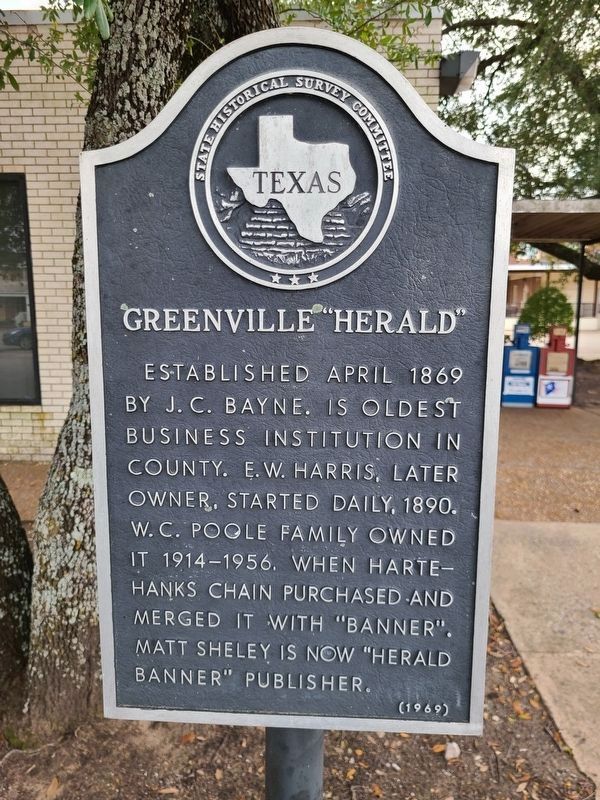 Greenville "Herald" Marker image. Click for full size.