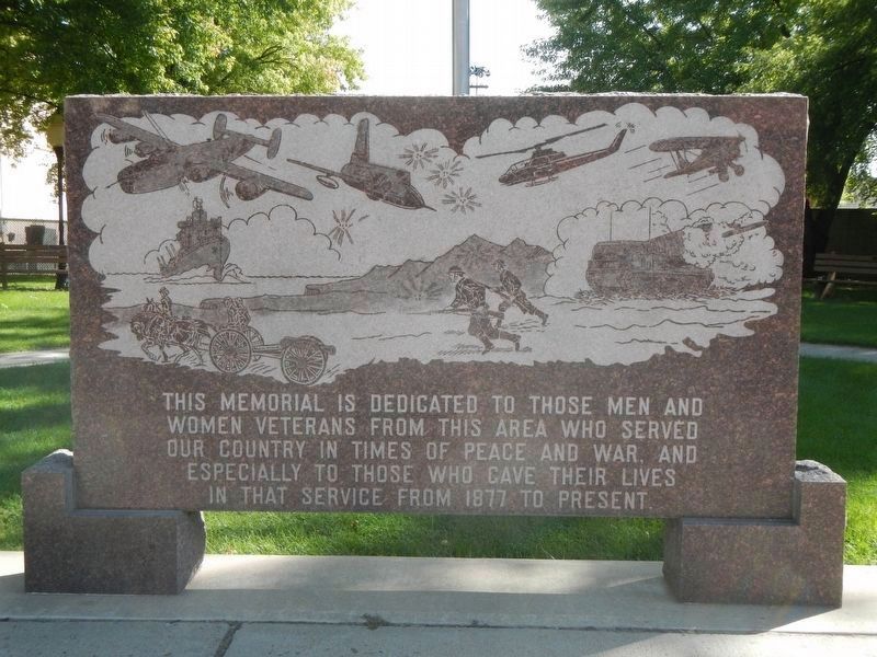 Miles City Veterans Memorial image. Click for full size.