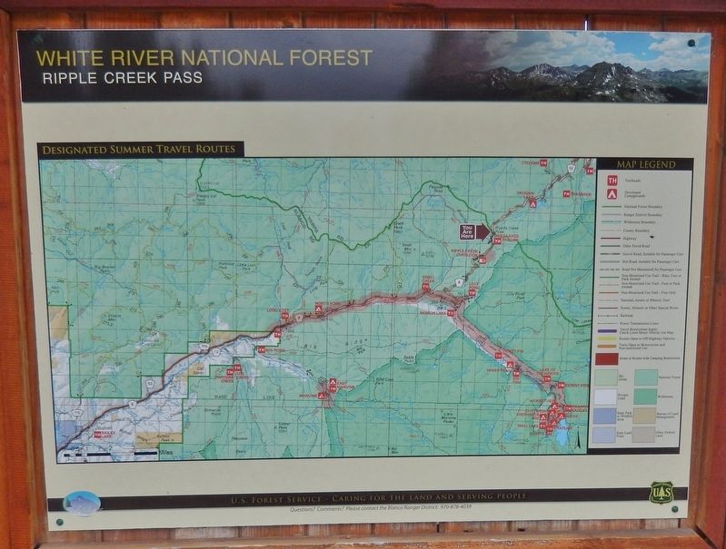 Ripple Creek Pass Map image. Click for full size.