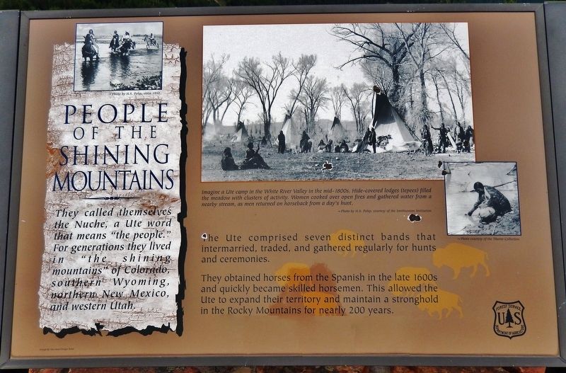 People of the Shining Mountains Marker image. Click for full size.