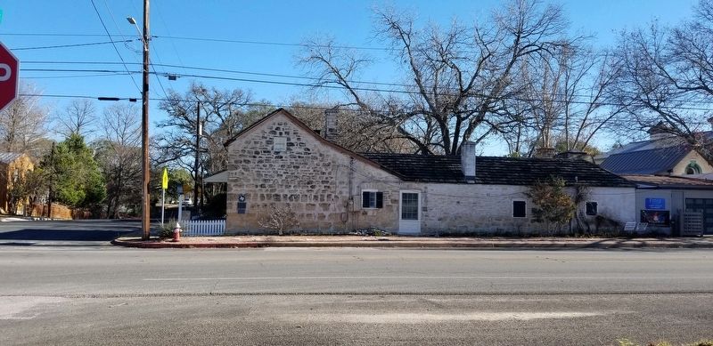 The side of the Johann Joseph Knopp House with marker image. Click for full size.