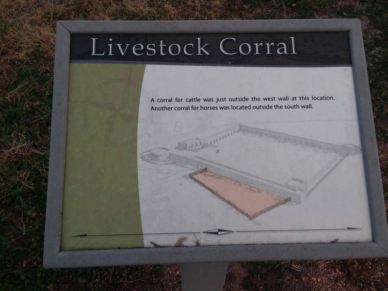Livestock Corral Marker image. Click for full size.