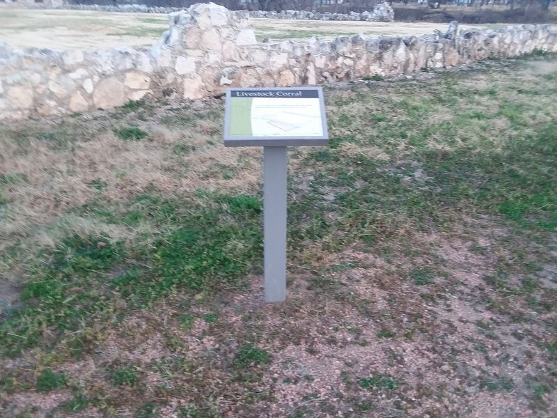 Livestock Corral Marker image. Click for full size.