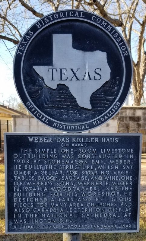 Weber “Das Keller Haus” Marker. Click for full size. Weber “Das Keller Haus” Marker image. Click for full size.