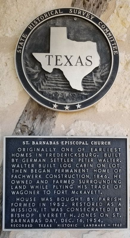 St. Barnabas Episcopal Church Marker image. Click for full size.
