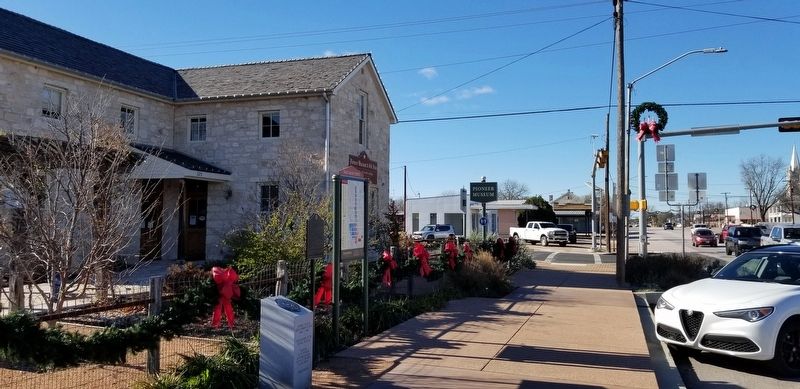 The view of the markers at the entrance to the Pioneer Museum image. Click for full size.