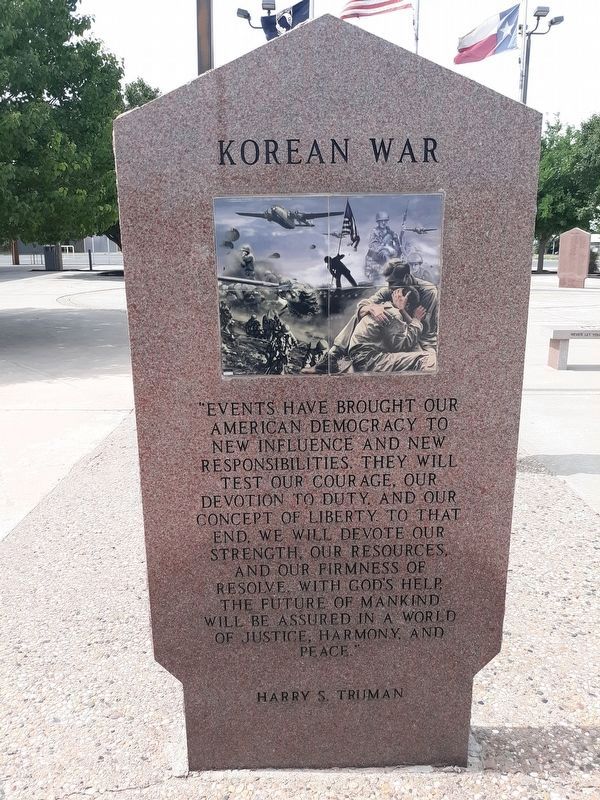 Korean War Marker. Click for full size. Korean War Marker image. Click for full size.
