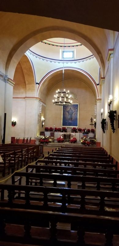 The inside view of the Mission Concepción Church. Click for full size. The inside view of the Mission Concepción Church image. Click for full size.
