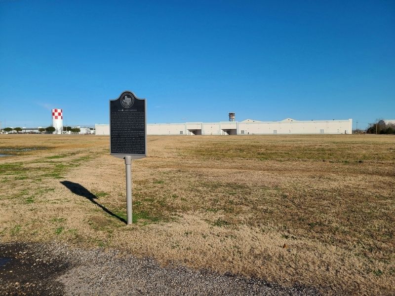Majors Army Airfield Marker image. Click for full size.
