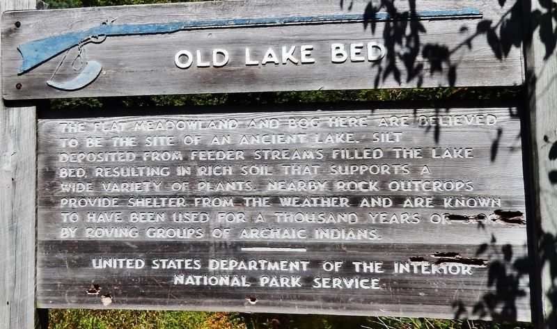 Old Lake Bed Marker. Click for full size. Old Lake Bed Marker image. Click for full size.