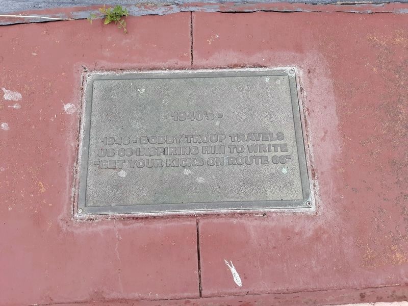 1940s - Route 66 Timeline Marker image. Click for full size.