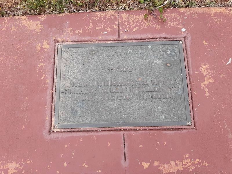 1920s - Route 66 Timeline Marker image. Click for full size.