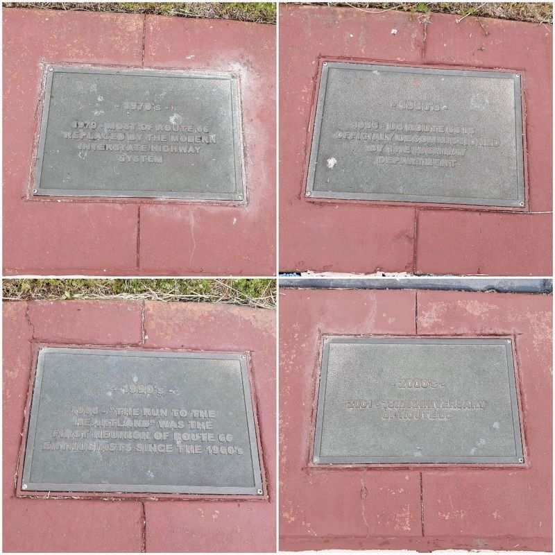 1980s to 2000s - Route 66 Timeline Marker image. Click for full size.