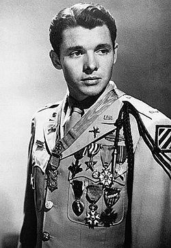 First Lieutenant Audie Leon Murphy, U.S.A (1948) image. Click for full size.
