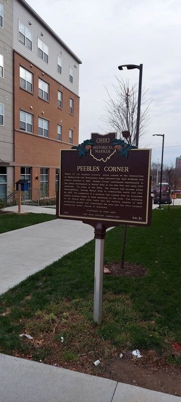 Peebles Corner Marker. Click for full size. Peebles Corner Marker image. Click for full size.