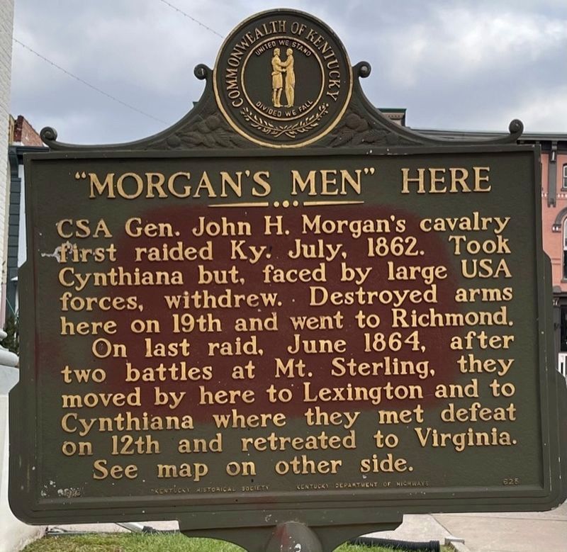 “Morgan's Men” Here Marker image. Click for full size.