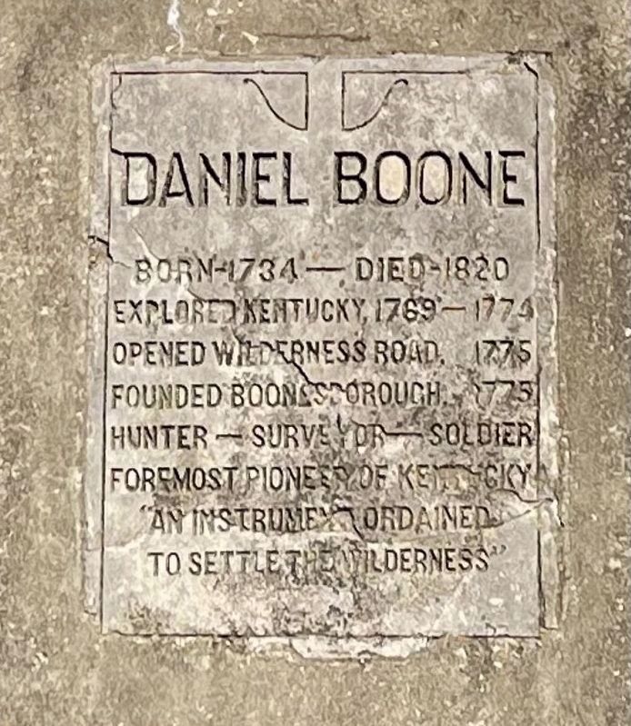 Daniel Boone Marker image. Click for full size.