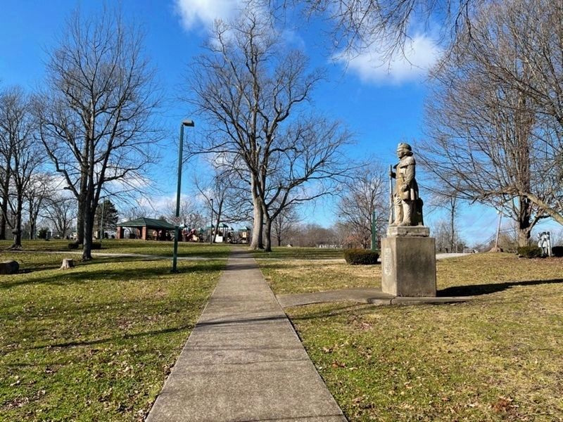 Daniel Boone Marker. Click for full size. Daniel Boone Marker image. Click for full size.