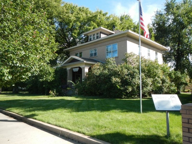 Miles City East Main Street Residential Historic District Marker. Click for full size. Miles City East Main Street Residential Historic District Marker image. Click for full size.