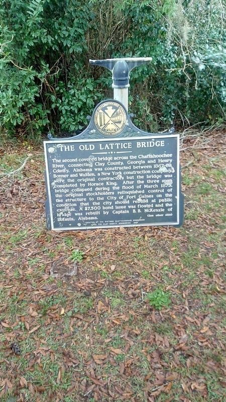 The Old Lattice Bridge Marker image. Click for full size.