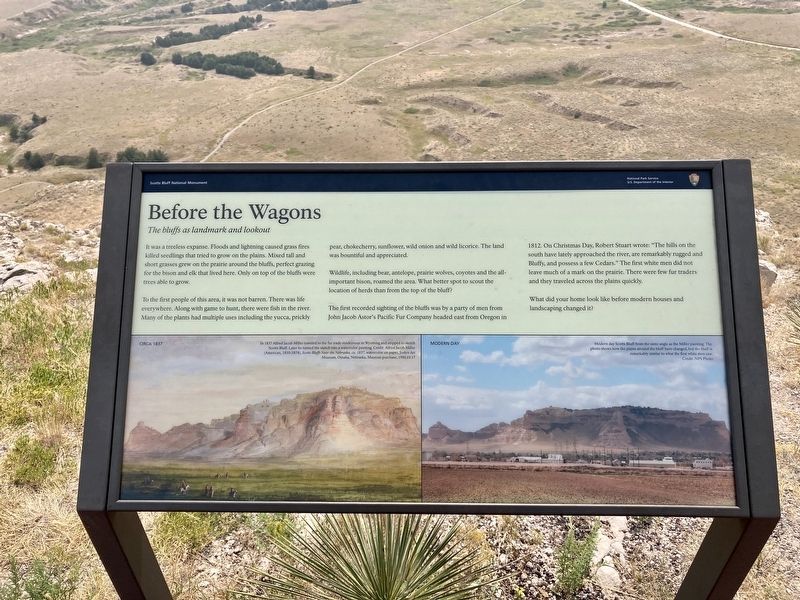 Before the Wagons Marker image. Click for full size.