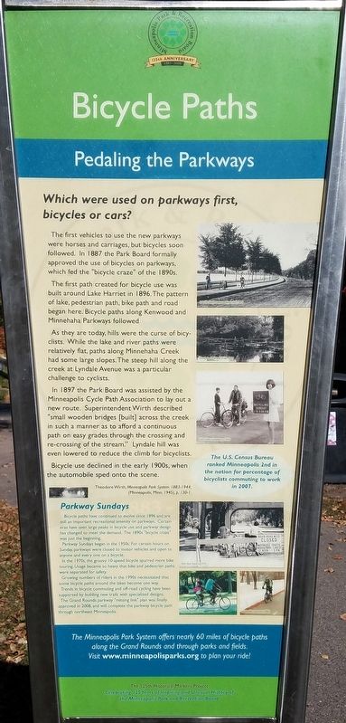 Bicycle Paths marker image. Click for full size.