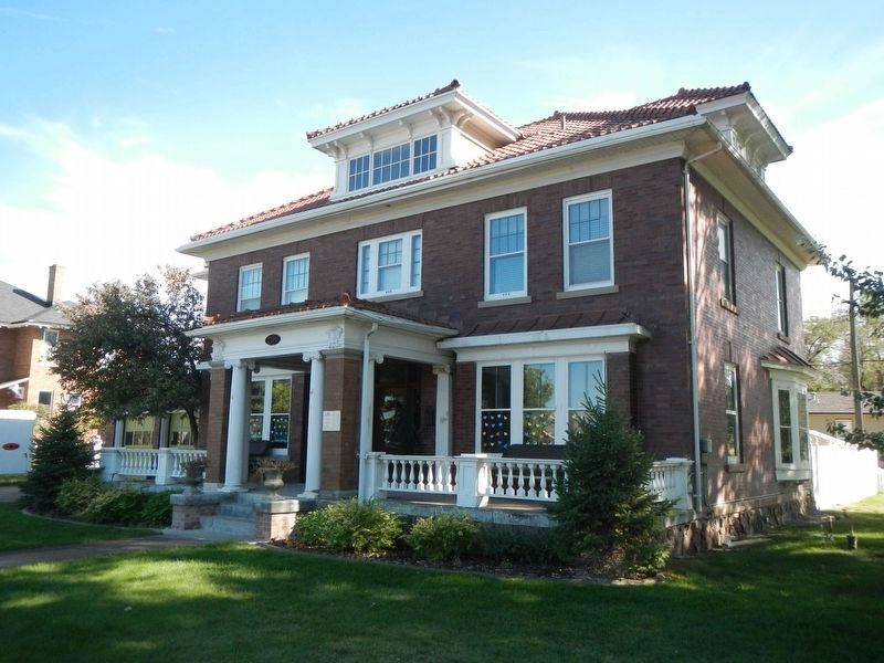 Stacy Residence and Marker image. Click for full size.