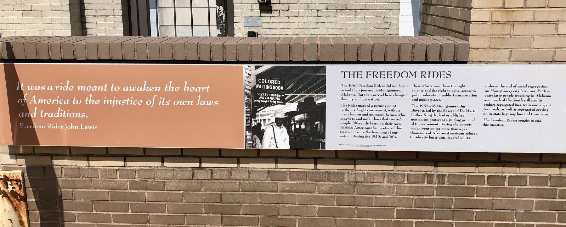 The Freedom Rides marker image. Click for full size.
