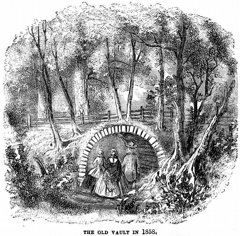 The Old Vault at Mount Vernon<br>1858 image. Click for full size.