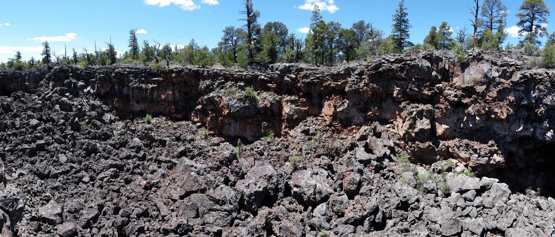 Collapsed Lava Tube image. Click for full size.