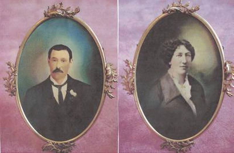 The wedding photos of John Henry �Doc� Holliday and Mary Katherine Harony, 1876 image. Click for full size.
