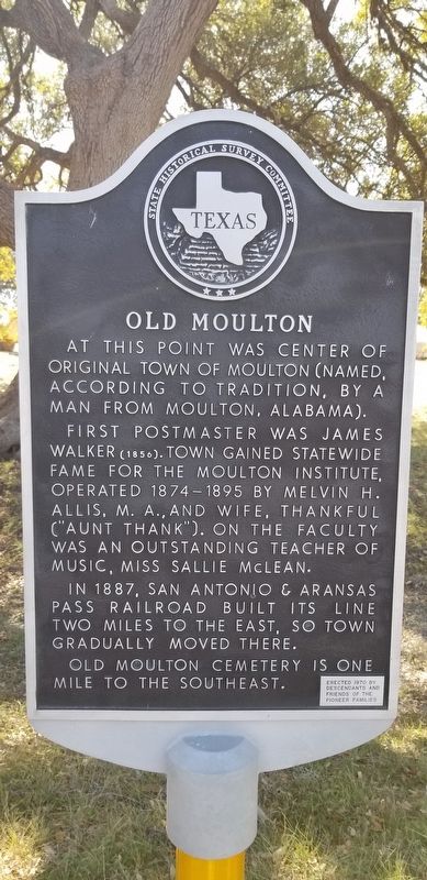 Old Moulton Marker image. Click for full size.