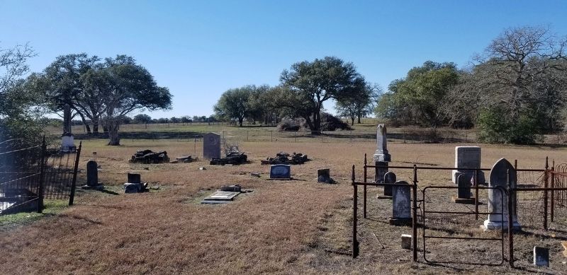 The Issaac D. Hamilton Marker in the Old Moulton Cemetery. Click for full size. The Issaac D. Hamilton Marker in the Old Moulton Cemetery image. Click for full size.