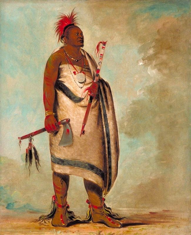 Tchong-tas-sab-bee, Chief Black Dog. Click for full size. Tchong-tas-sab-bee, Chief Black Dog image. Click for full size.
