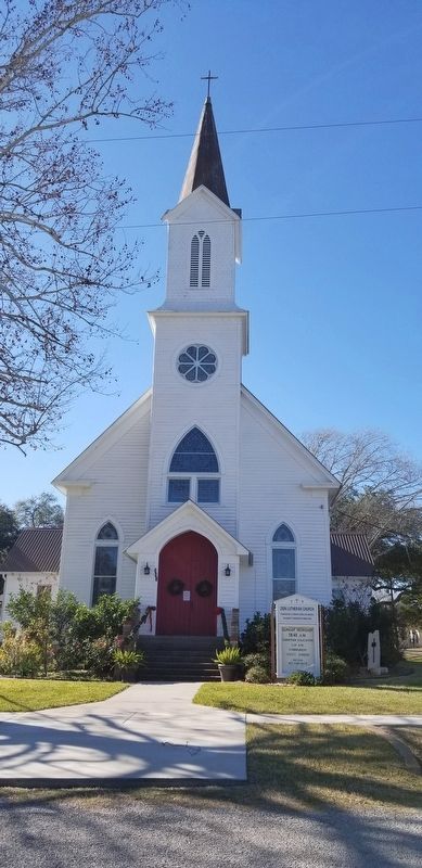 Front of Zion Lutheran Church. Click for full size. Front of Zion Lutheran Church image. Click for full size.