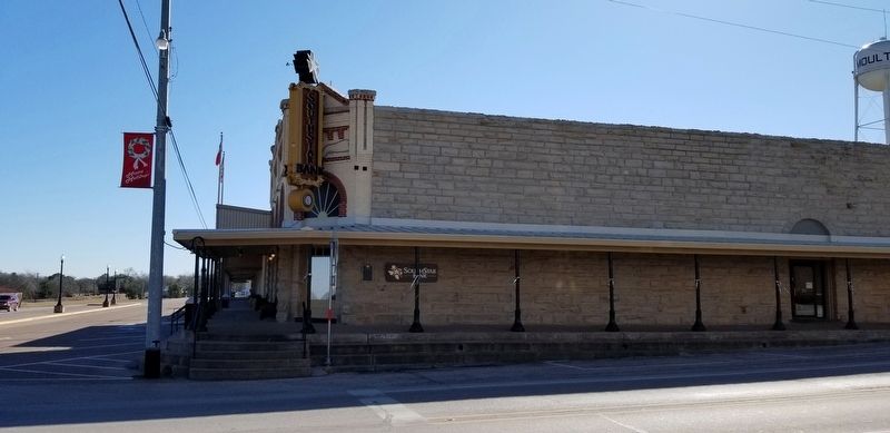 The Old Boehm Store Marker on the side of the SouthStar Bank building. Click for full size. The Old Boehm Store Marker on the side of the SouthStar Bank building image. Click for full size.