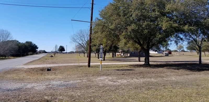 Dr. Hugo J. Strieder Marker by the road. Click for full size. Dr. Hugo J. Strieder Marker by the road image. Click for full size.